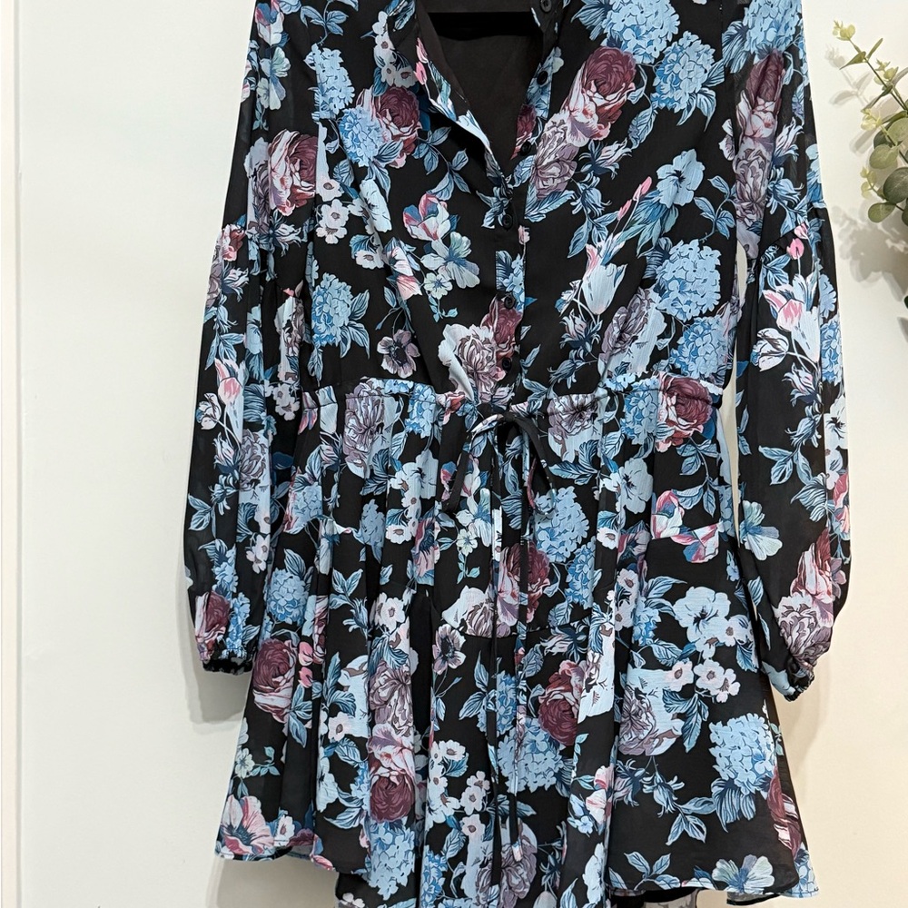 Floral Long Sleeve Dress